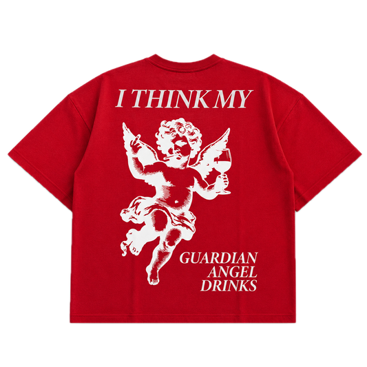 I Think My Guardian Angel Drinks — Danger Red