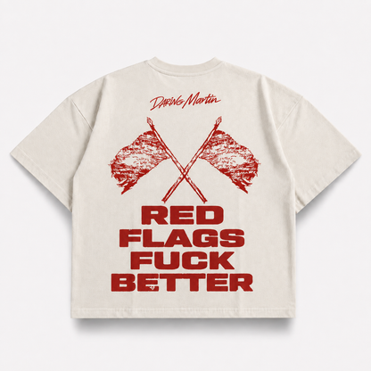 Red Flags F*ck Better — Bone White (mockup)